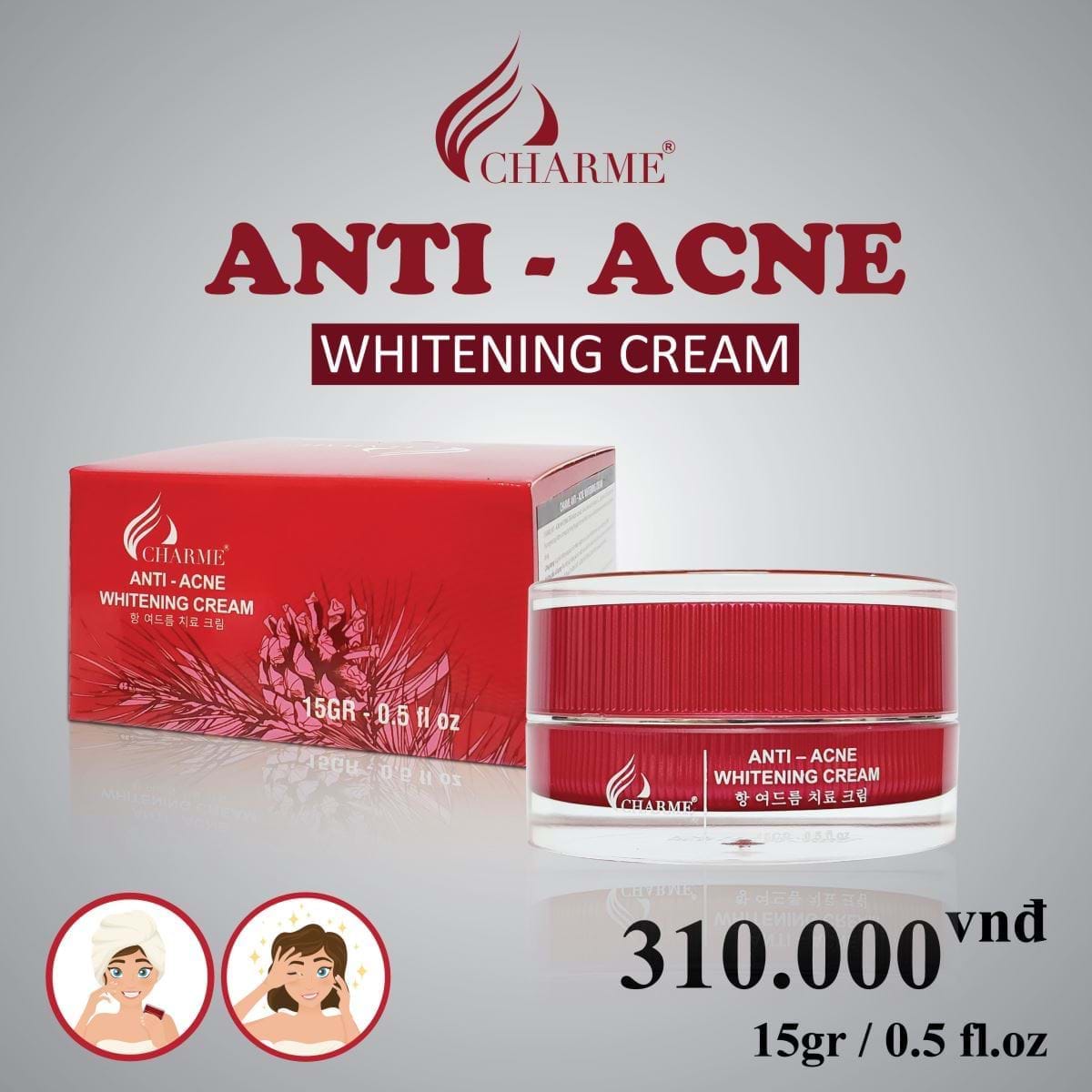 Kem Thông Đỏ Anti - Acne 15g