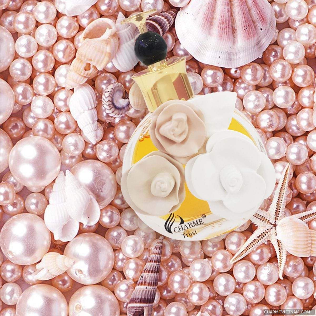 Charme Trust được thiết kế lấy ý tưởng từ loài hoa ngọc lan quyến rũ và gợi cảm.