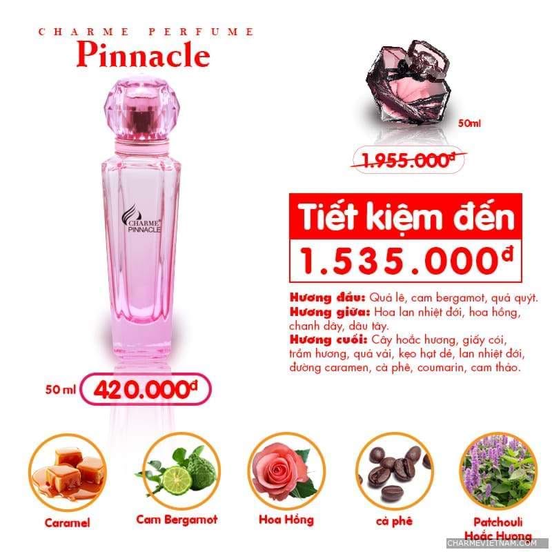  Mùi hương đặc trưng của Charme Pinnacle