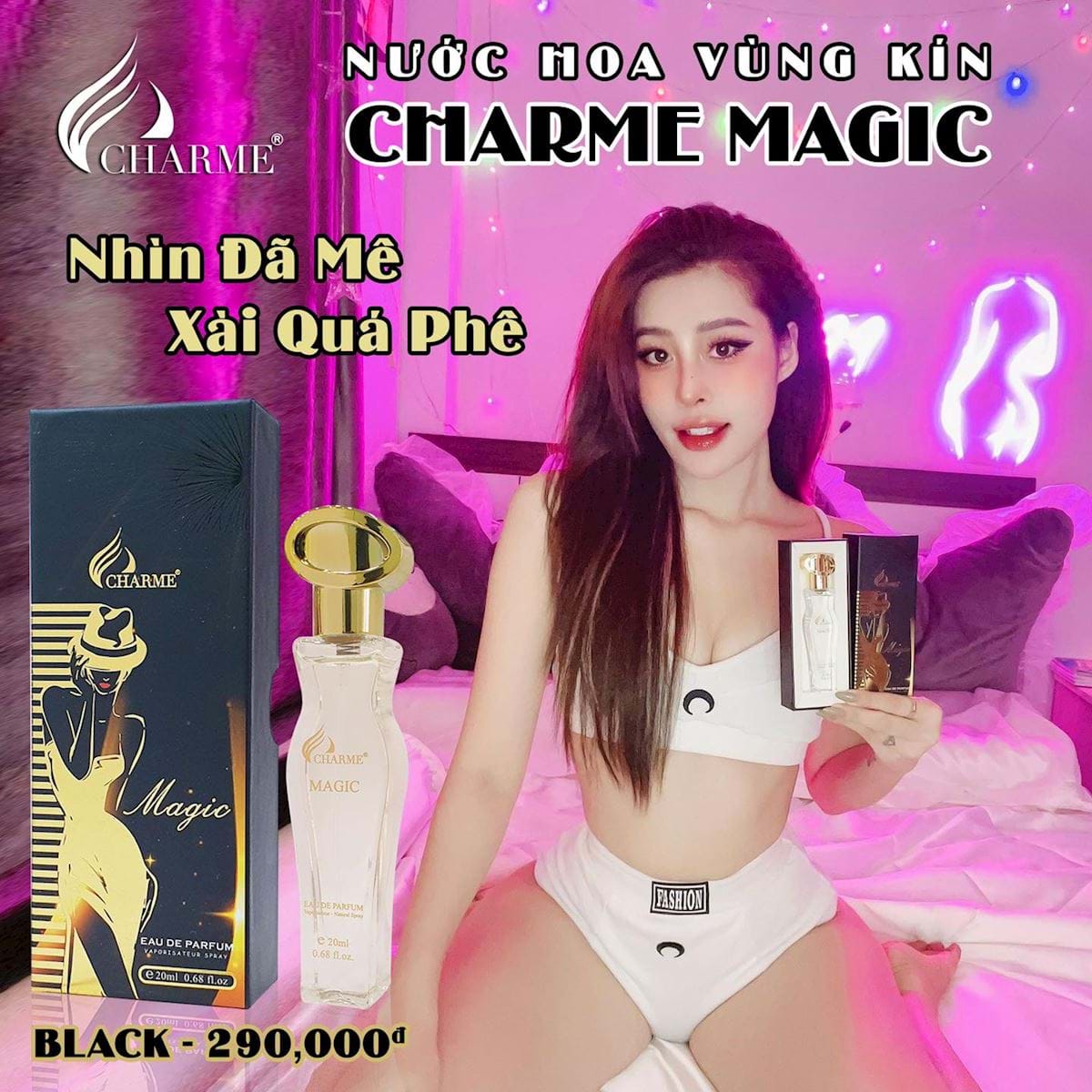 Charme Magic Đen