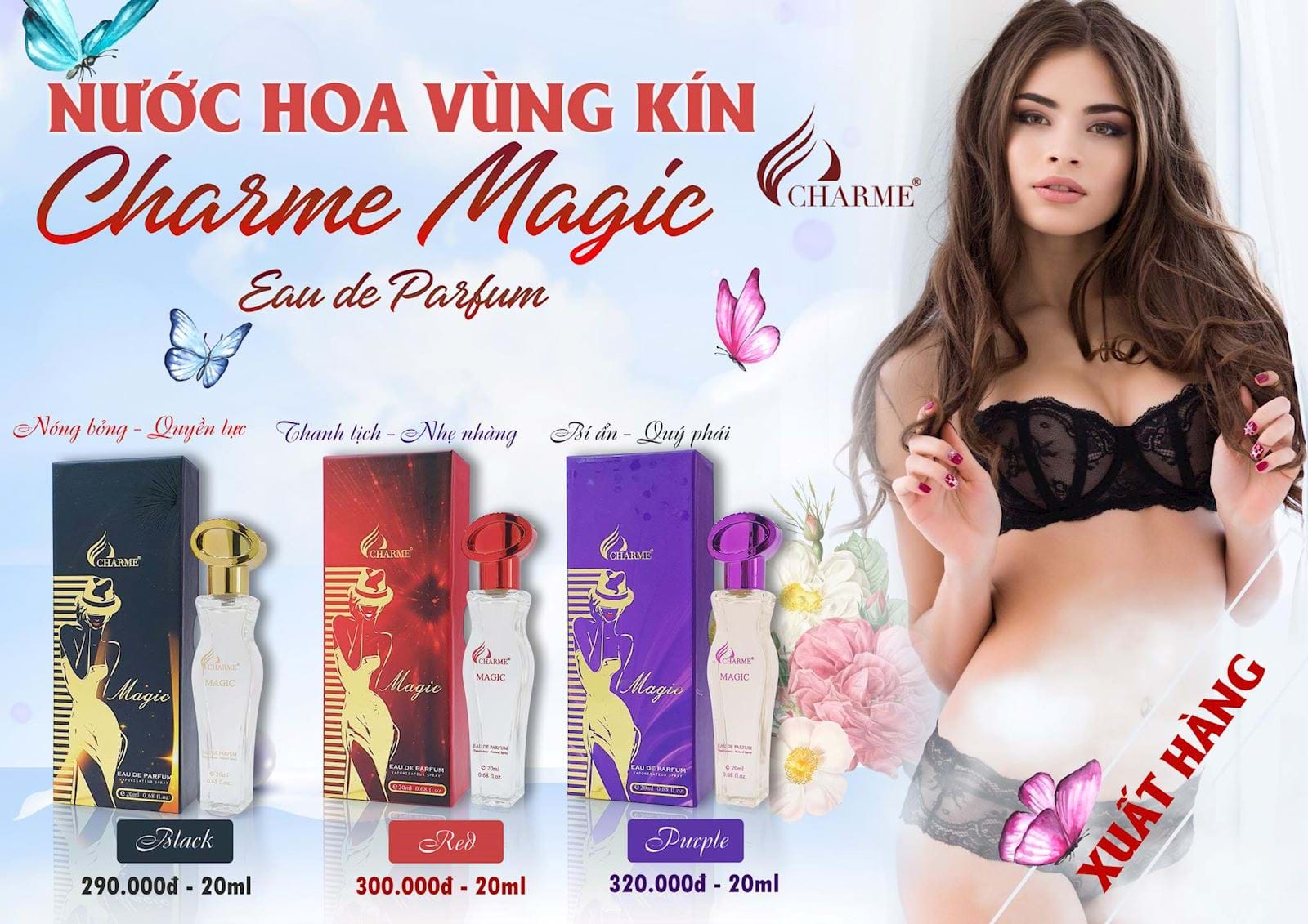 Charme Magic Đen