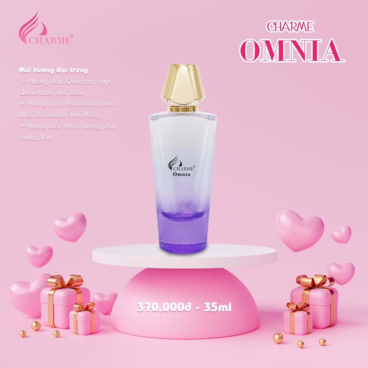 Charme Omnia Crystal 75ml