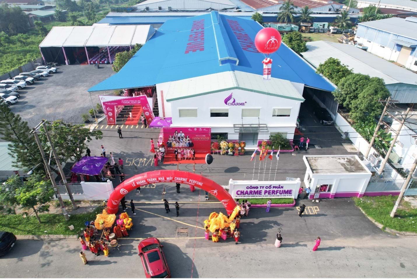 Khánh Thành Nhà Máy Sản Xuất Nước Hoa Charme Perfume Lớn Nhất Việt Nam Trị Giá 1.5 Triệu Usd