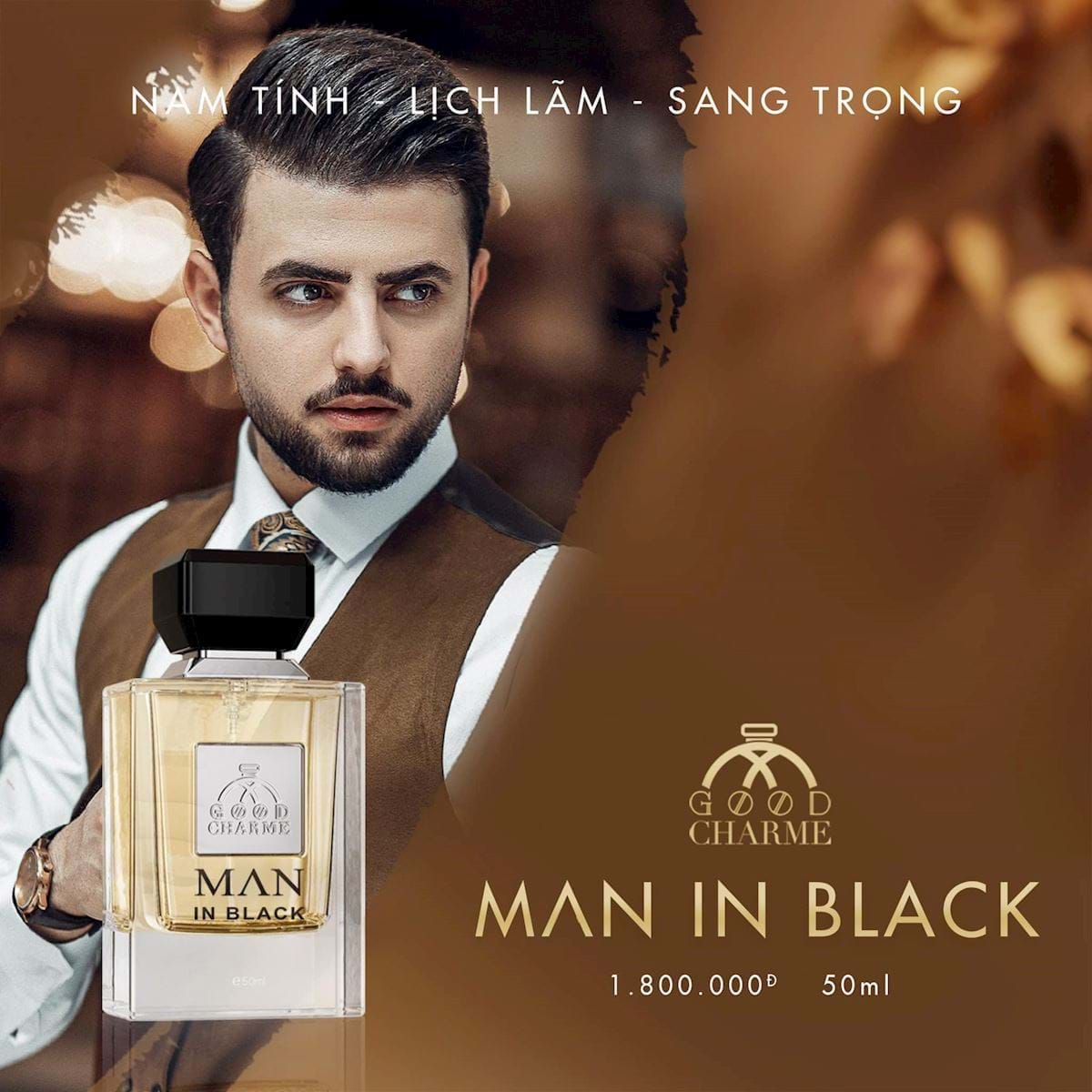 Good Charme Man In Black 50ml