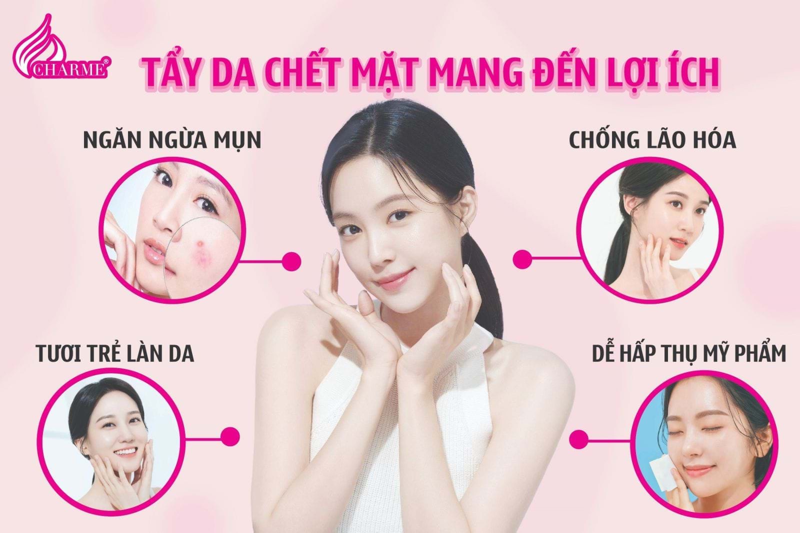 Tẩy Tế Bào Chết Da Mặt Charme Perfect Exfoliating Scrub Mask