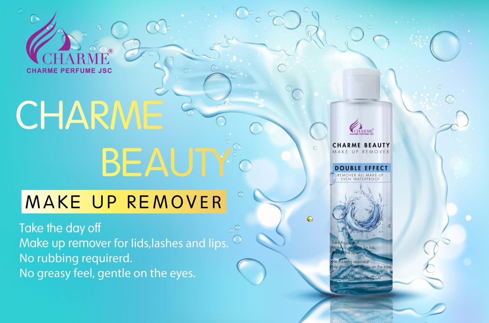 Vì sao cần phải tẩy trang mỗi ngày với Charme Beauty Makeup Remover ?