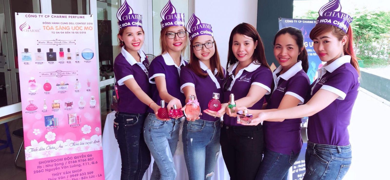 NƯỚC HOA CHARME LIÊN TỤC XUẤT HIỆN TRONG CÁC SỰ KIỆN ĐẦU NĂM