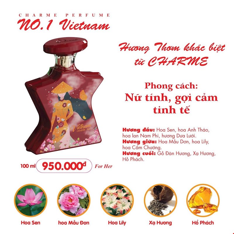  Charme No.1 Việt Nam 100ml