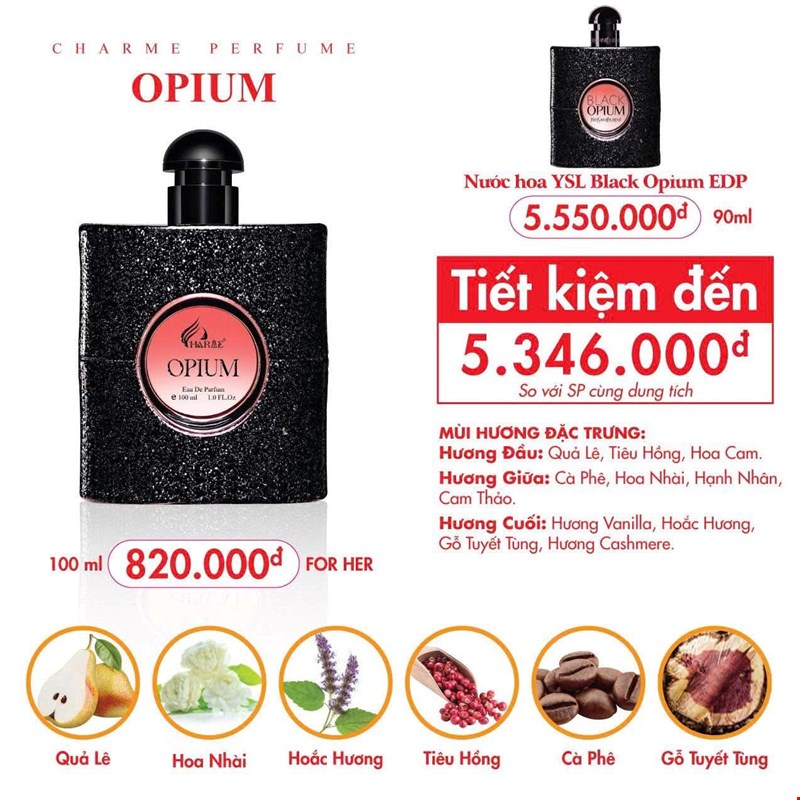 Charme Opium 100ml